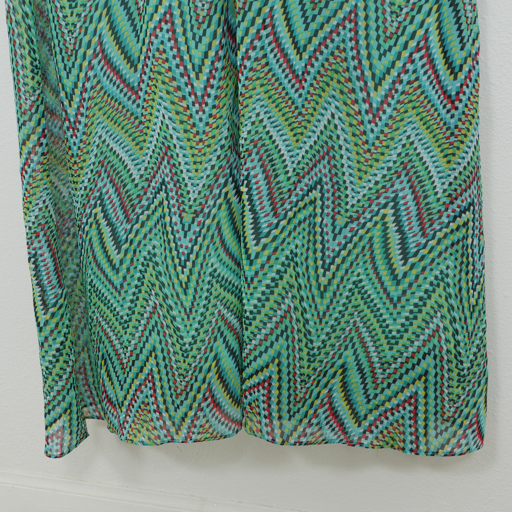 Sharagano Sleeveless Maxi Dress with Aztec Print - Picture 4 of 8